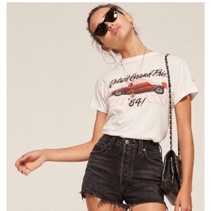 Reformation Dixie shorts, pacific wash